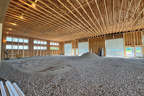 Inside Industrial Space Building 