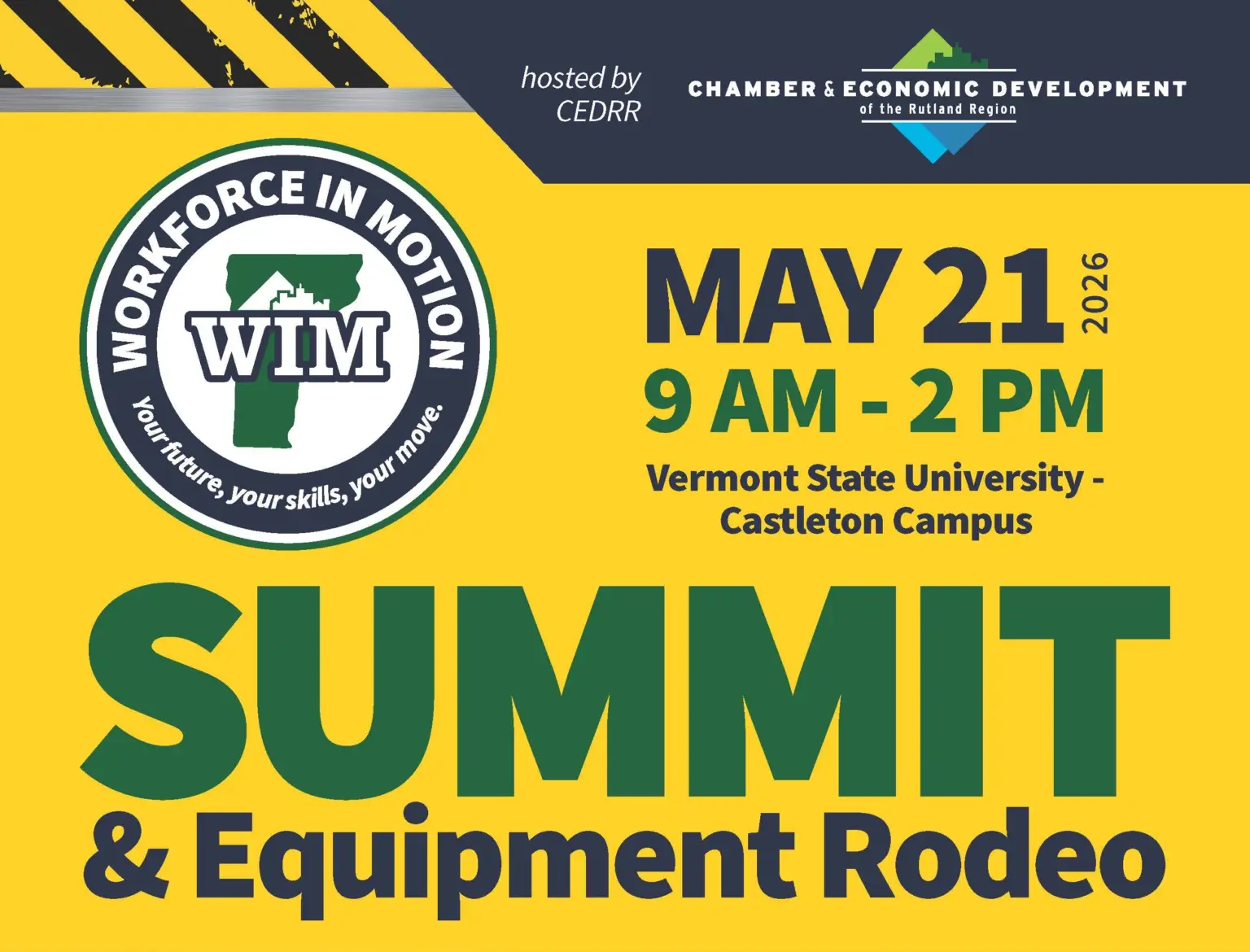 Poster for Workforce in Motion event on May 21st, 2026. See more information at the link above.